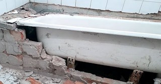 Демонтаж ванной комнаты в Димитровграде - стоимость работ от 827 руб. | Сварной-Дмт
